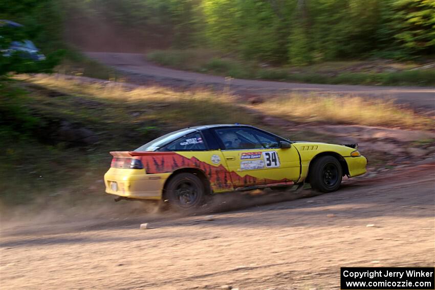 Eli Goethel / Kyle West Mitsubishi Eclipse on SS6, Norway North.