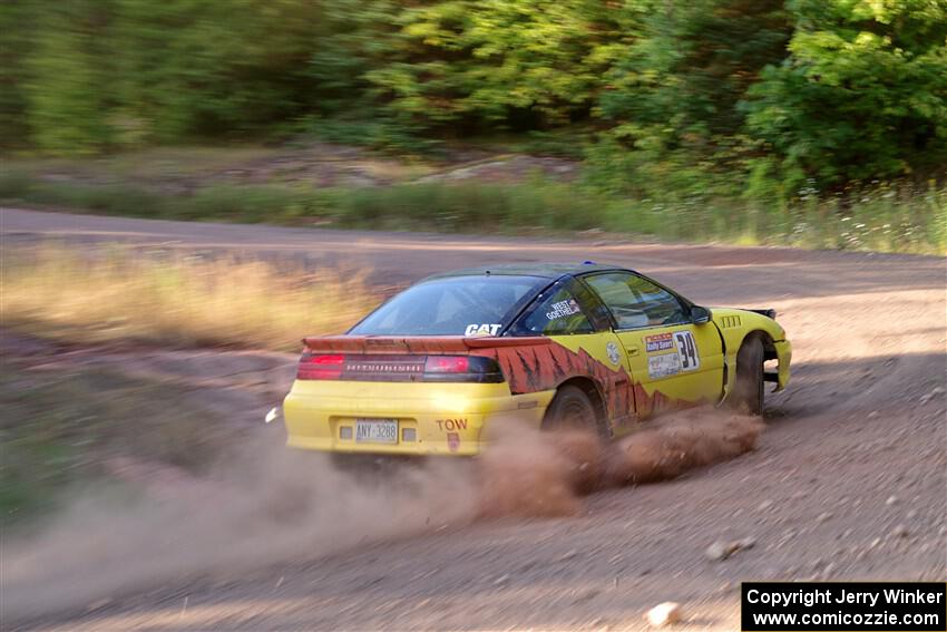 Eli Goethel / Kyle West Mitsubishi Eclipse on SS6, Norway North.