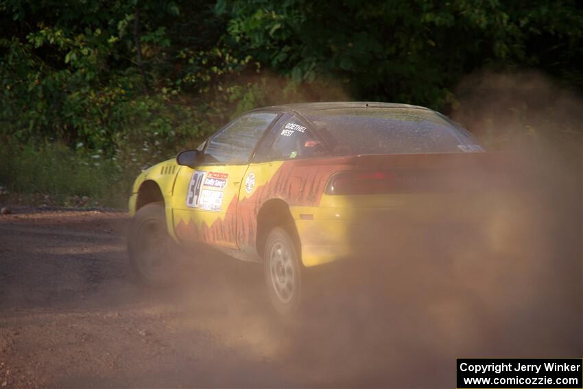 Eli Goethel / Kyle West Mitsubishi Eclipse on SS6, Norway North.