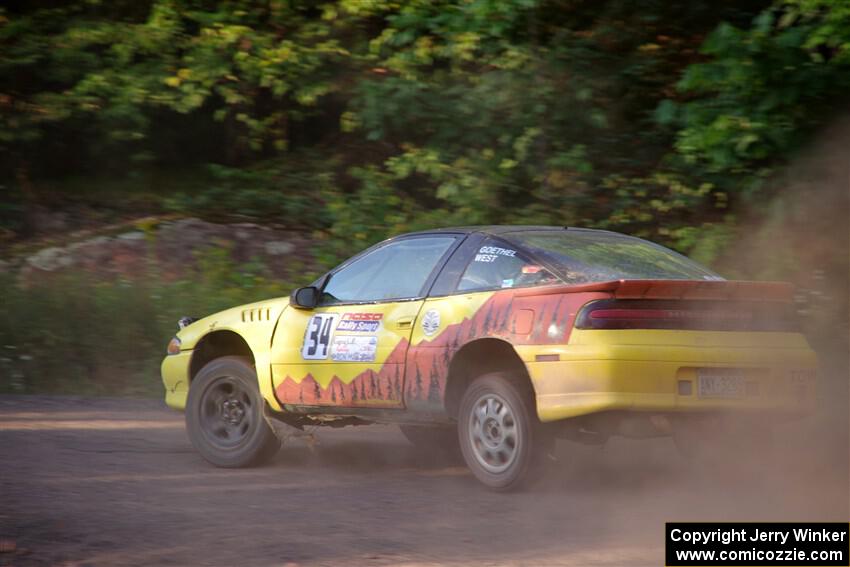 Eli Goethel / Kyle West Mitsubishi Eclipse on SS6, Norway North.