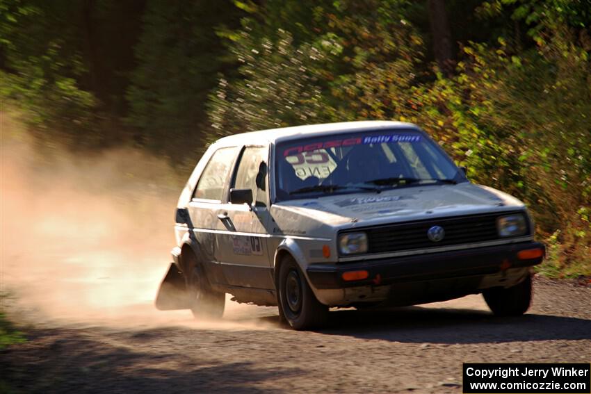 Heath Shively / Morgan Engle VW Golf on SS6, Norway North.