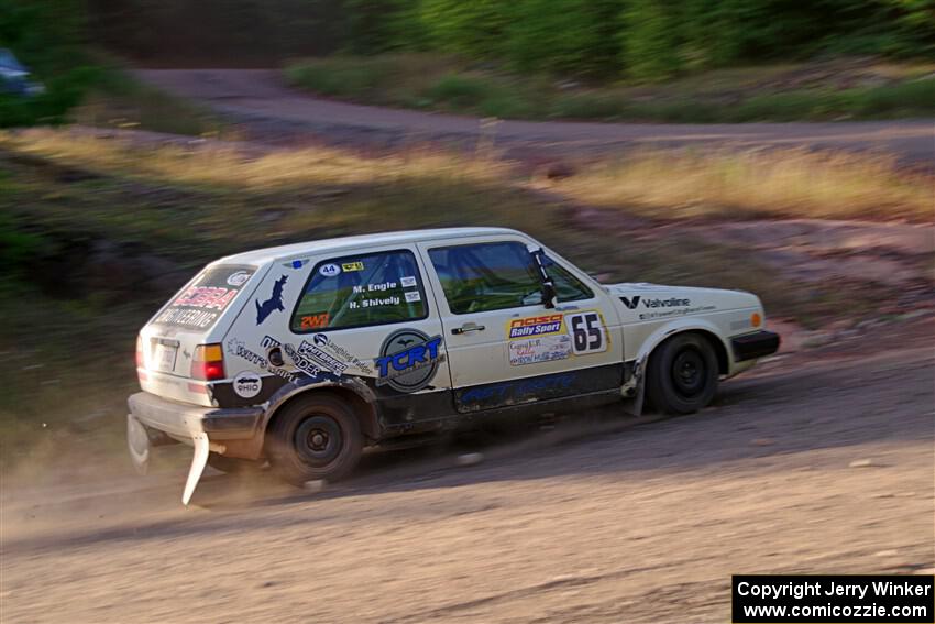 Heath Shively / Morgan Engle VW Golf on SS6, Norway North.