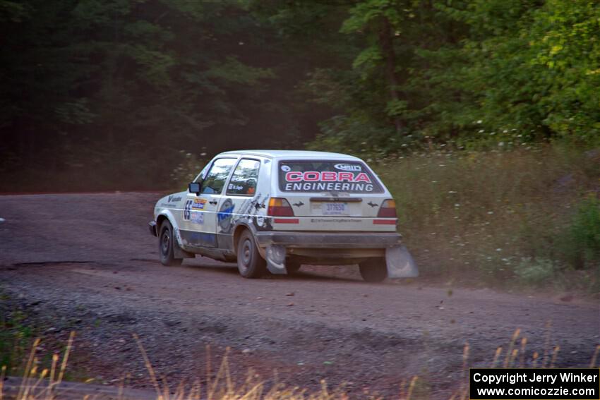 Heath Shively / Morgan Engle VW Golf on SS6, Norway North.