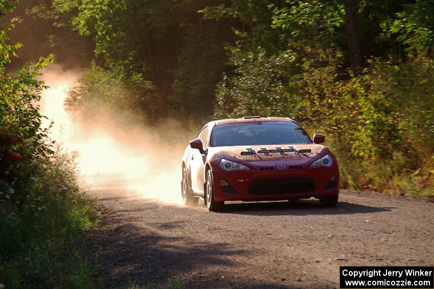 Eric Anderson / Taylor Haelterman Toyota FR-S on SS6, Norway North.