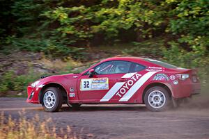 Eric Anderson / Taylor Haelterman Toyota FR-S on SS6, Norway North.