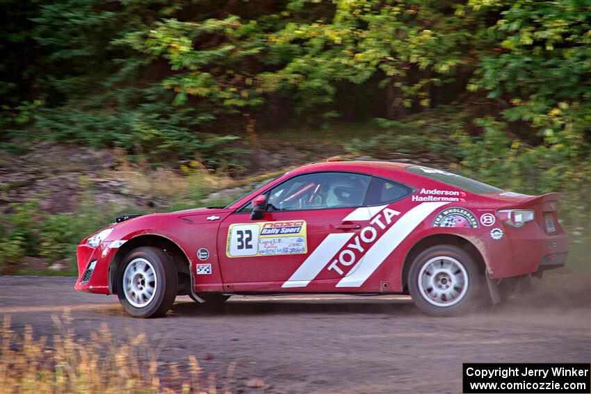 Eric Anderson / Taylor Haelterman Toyota FR-S on SS6, Norway North.