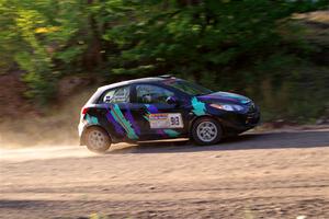 Matt Wolfe / Cray Dumeah Mazda 2 on SS6, Norway North.