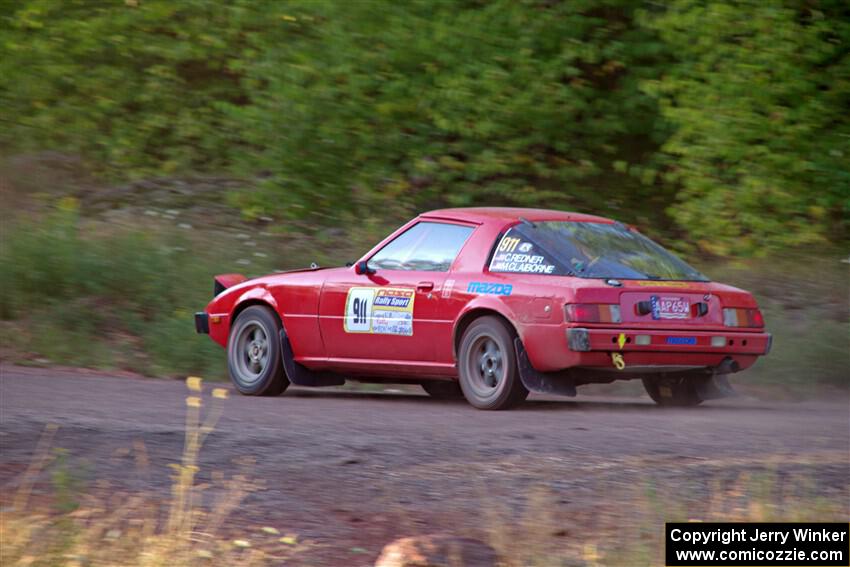 Colin Redner / Michael Claiborne Mazda RX-7 on SS6, Norway North.