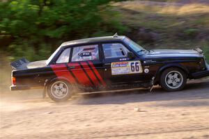 Adam Brock / Shanti Witt Volvo 244 on SS6, Norway North.