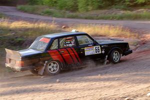 Adam Brock / Shanti Witt Volvo 244 on SS6, Norway North.