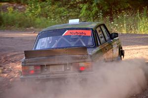 Adam Brock / Shanti Witt Volvo 244 on SS6, Norway North.
