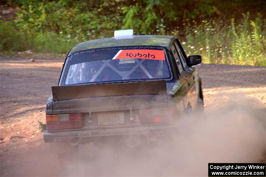 Adam Brock / Shanti Witt Volvo 244 on SS6, Norway North.