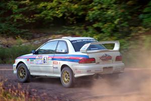 Sergio Spinelli / Danny Rice Subaru Impreza on SS6, Norway North.