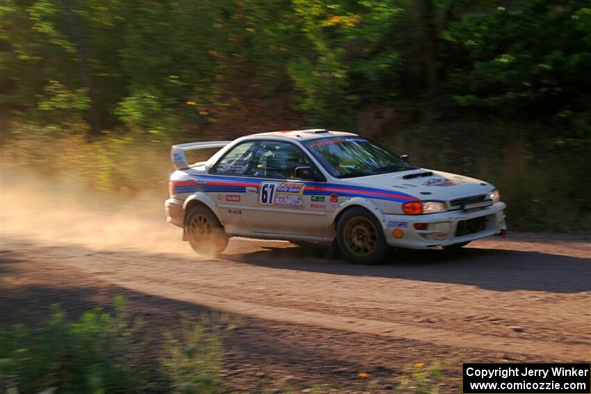 Sergio Spinelli / Danny Rice Subaru Impreza on SS6, Norway North.