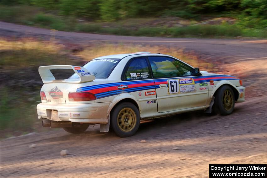 Sergio Spinelli / Danny Rice Subaru Impreza on SS6, Norway North.