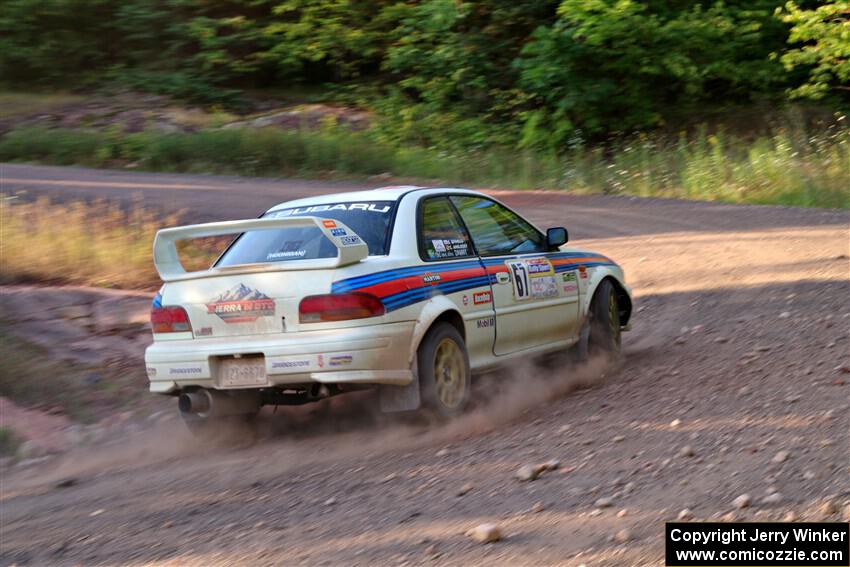 Sergio Spinelli / Danny Rice Subaru Impreza on SS6, Norway North.