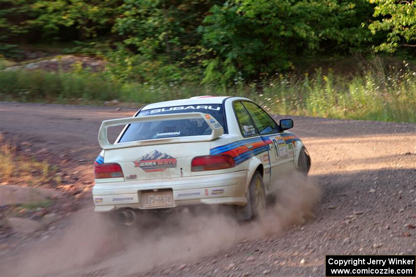 Sergio Spinelli / Danny Rice Subaru Impreza on SS6, Norway North.