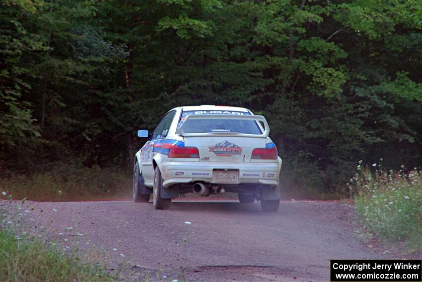 Sergio Spinelli / Danny Rice Subaru Impreza on SS6, Norway North.