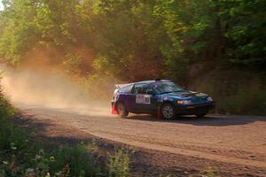 Maegan Burkart / Bryce Proseus Honda CRX Si on SS6, Norway North.