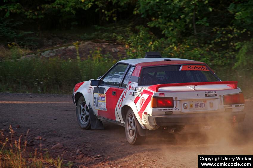 Bryce Murphy / Braxton Murphy Toyota Celica GTS on SS6, Norway North.