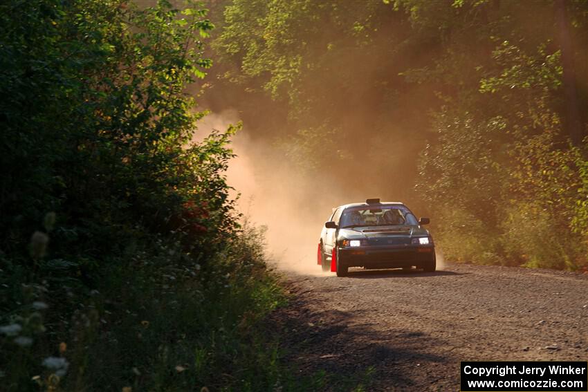 Maegan Burkart / Bryce Proseus Honda CRX Si on SS6, Norway North.