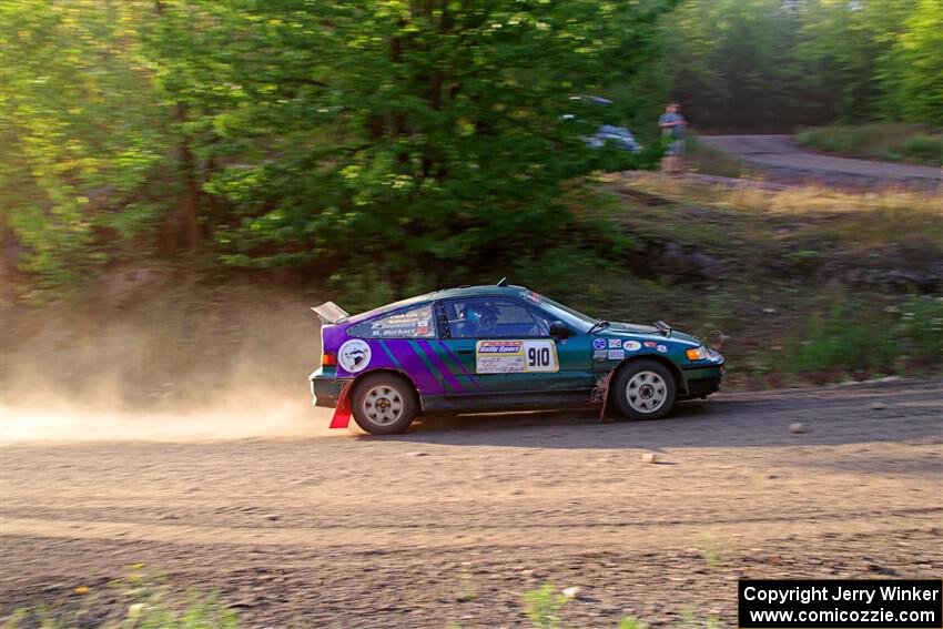 Maegan Burkart / Bryce Proseus Honda CRX Si on SS6, Norway North.