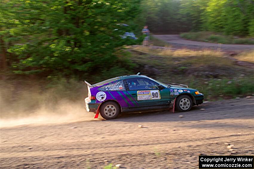 Maegan Burkart / Bryce Proseus Honda CRX Si on SS6, Norway North.