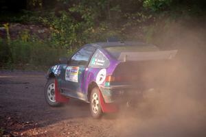 Maegan Burkart / Bryce Proseus Honda CRX Si on SS6, Norway North.