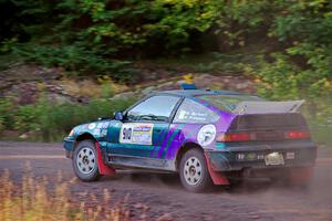 Maegan Burkart / Bryce Proseus Honda CRX Si on SS6, Norway North.