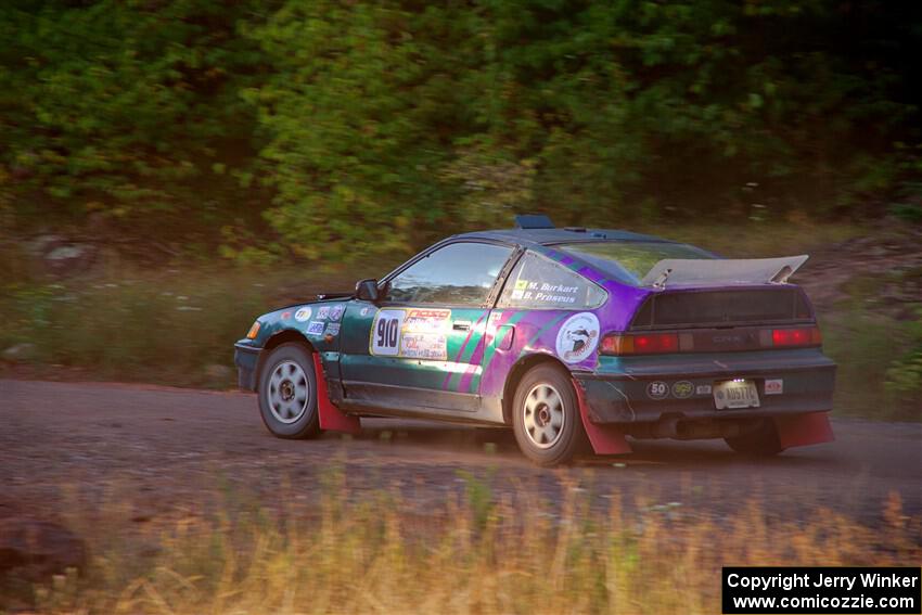 Maegan Burkart / Bryce Proseus Honda CRX Si on SS6, Norway North.