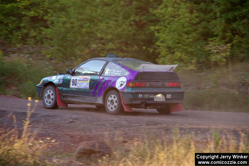 Maegan Burkart / Bryce Proseus Honda CRX Si on SS6, Norway North.