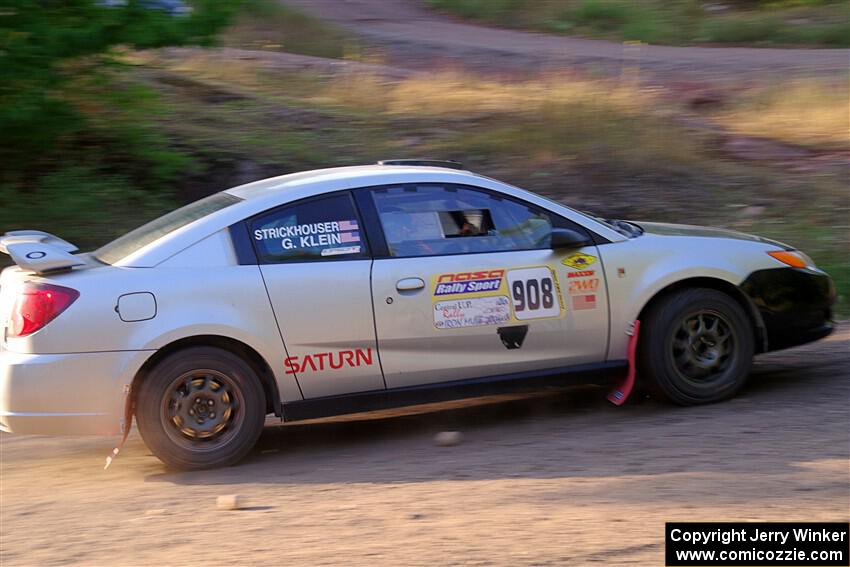Gary Klein / Sam Strickhouser Saturn Ion Redline on SS6, Norway North.