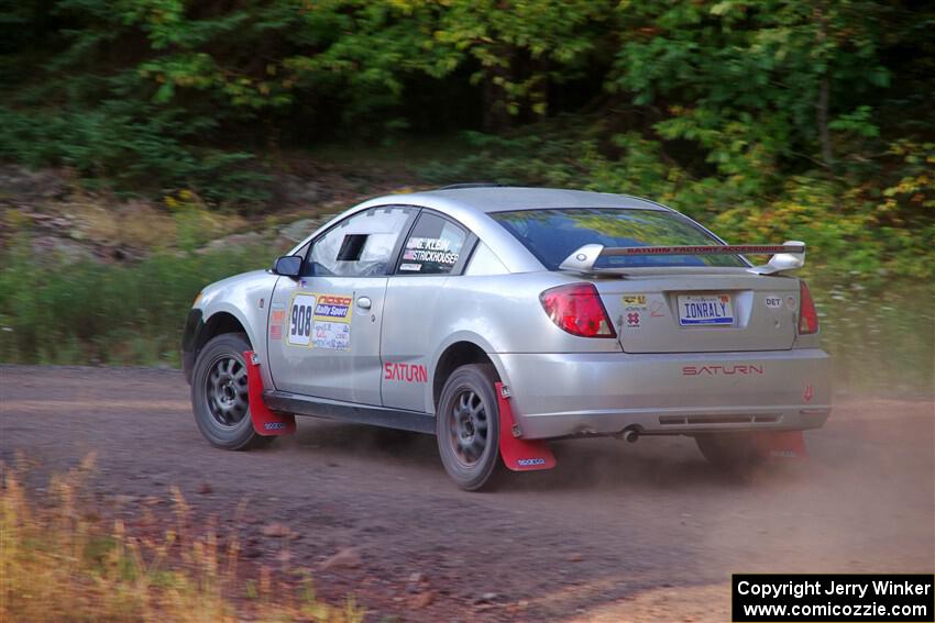 Gary Klein / Sam Strickhouser Saturn Ion Redline on SS6, Norway North.