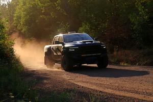 A RAM 1500 pickup sweeps SS6, Norway North.