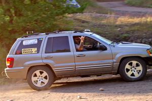 A Jeep Grand Cherokee sweeps SS6, Norway North.