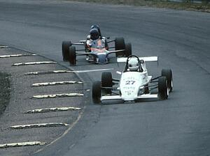 Bob Stocker II's Mondiale 85 Formula Continental and George Anderson's Swift DB-1