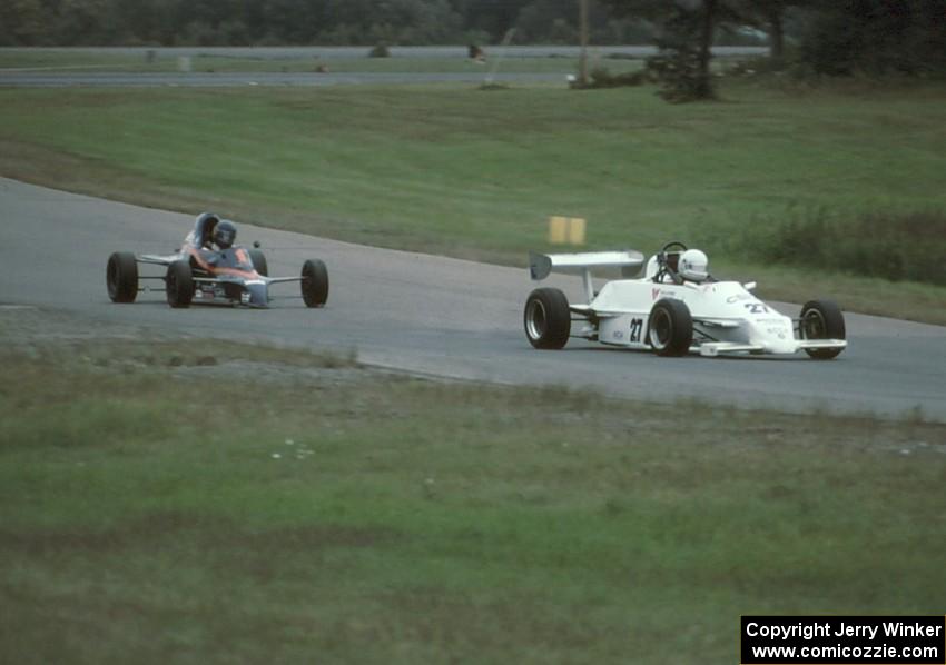 Bob Stocker II's Mondiale 85 Formula Continental and George Anderson's Swift DB-1