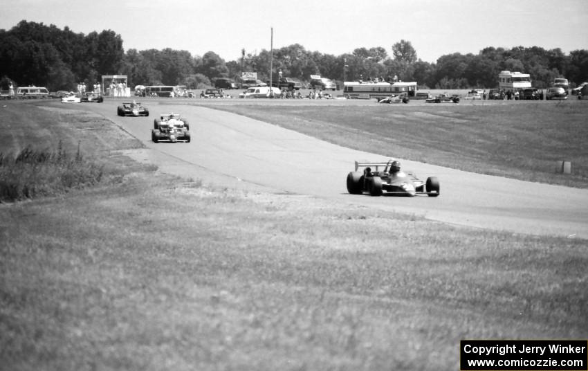 Lap 1 of the Formula Atlantic race.