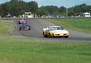 Bob Bienerth's Pontiac Firebird, Del Russo-Taylor's Pontiac Trans-Am and H. Brech Kauffman's Pontiac Trans-Am