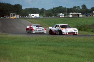 Chris Kneifel's Merkur XR4Ti and Elliott Forbes-Robinson's Buick Somerset Regal