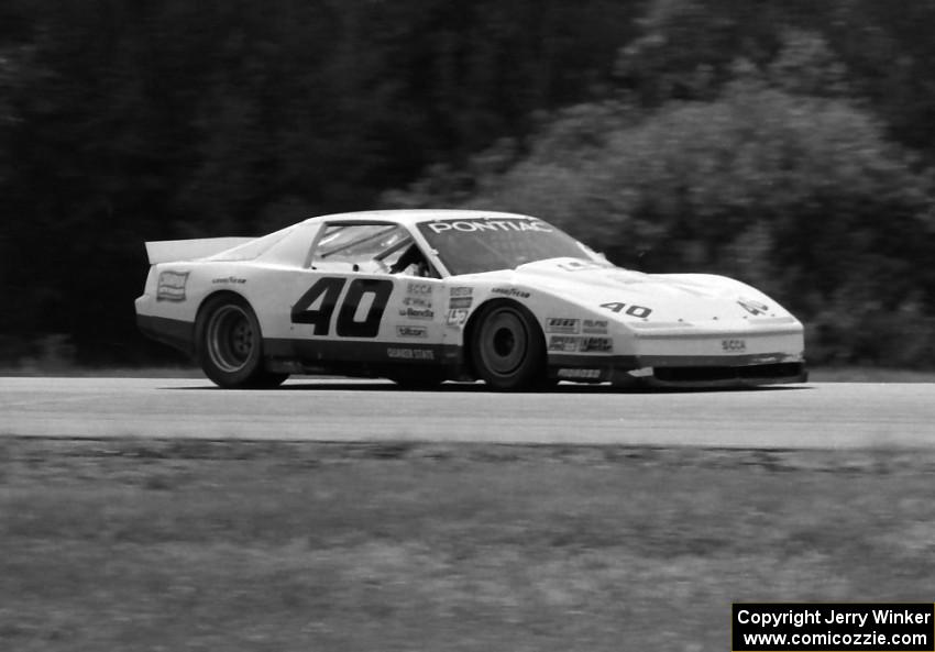 Jim Derhaag's Pontiac Trans-Am