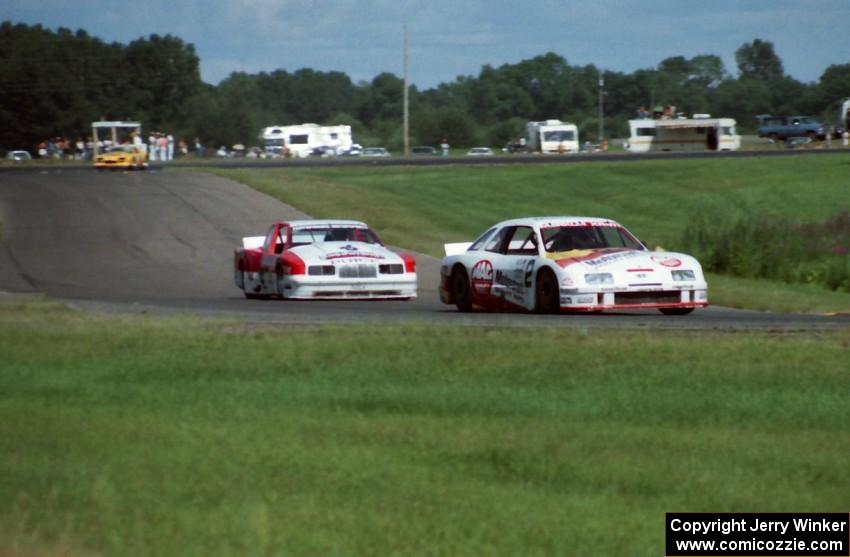 Chris Kneifel's Merkur XR4Ti and Elliott Forbes-Robinson's Buick Somerset Regal