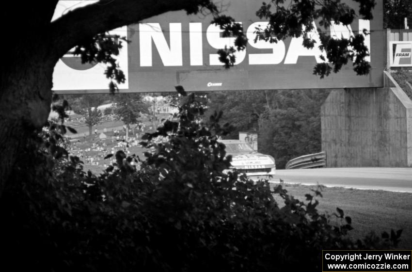 Paul Newman's Nissan 300ZX Turbo under the Nissan bridge
