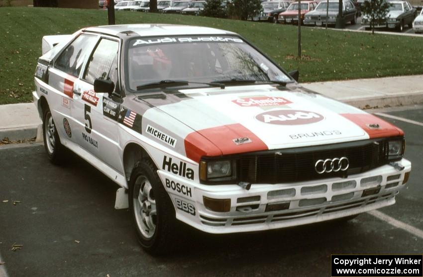 Bruno Kreibich / Clark Bond Audi Quattro at Parc Expose.