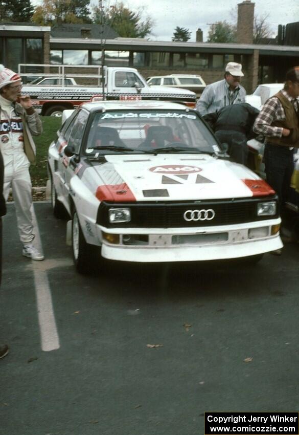 The John Buffum / Tom Grimshaw Audi Sport Quattro at Parc Expose.