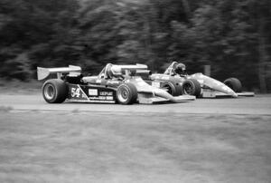 Carl Liebich's (54) and Joe Teresi's (19) Ralt RT-4s go side-by-side