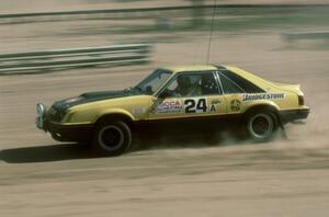 Don Rathgeber / John Huber in the Hairy Canary Racing Mustang.