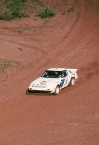 Carl Kieranen / Diane Sargent in their Mazda RX-7.