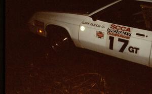 Gary Gooch / Judy Gooch in their Dodge Charger at night.