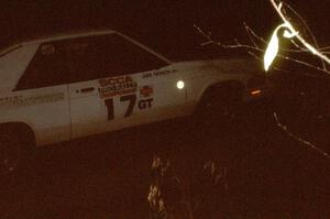 Gary Gooch / Judy Gooch in their Dodge Charger at night.